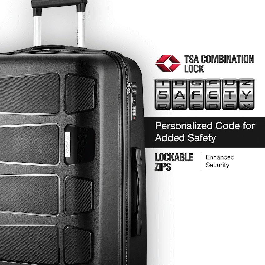 Travelwize Tourer PP 75cm 4-wheel Spinner Luggage Black - image 4
