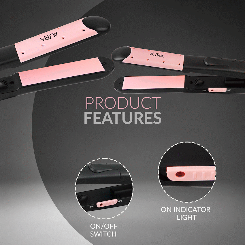 Aura by Elektra Wet n Dry Straightener Black - image 4
