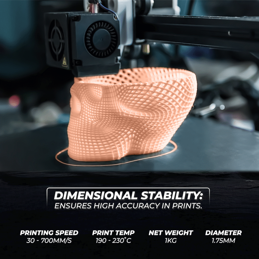 Creality Hyper PLA Filament RFID Peach Fuzz - image 4