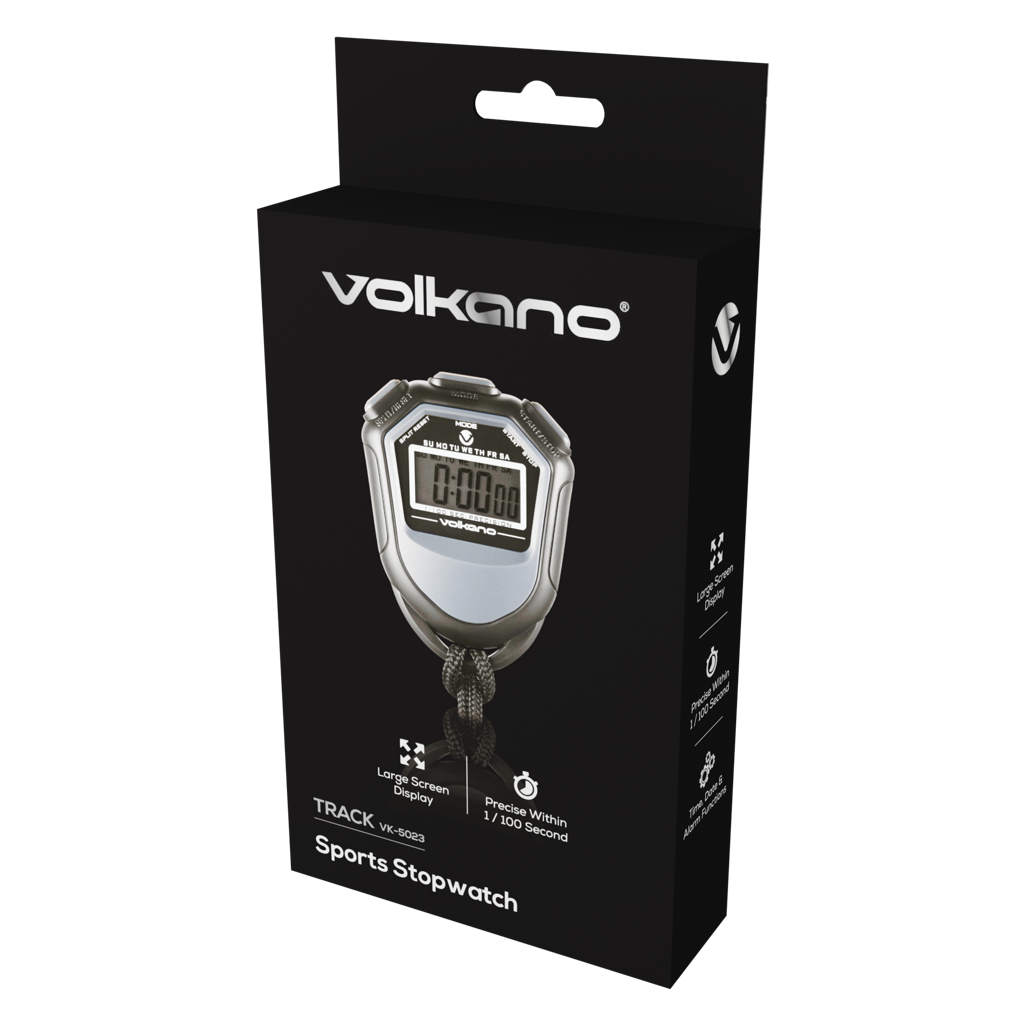 Volkano Track series Stopwatch - Black