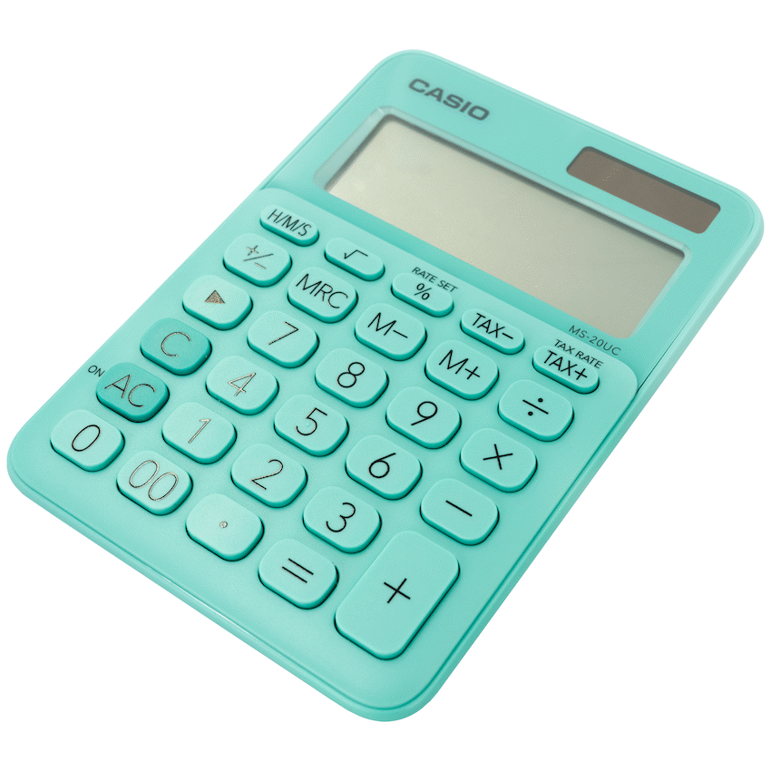 Casio MS-20UC - Desktop calculator 12 Digit - Green - image 4