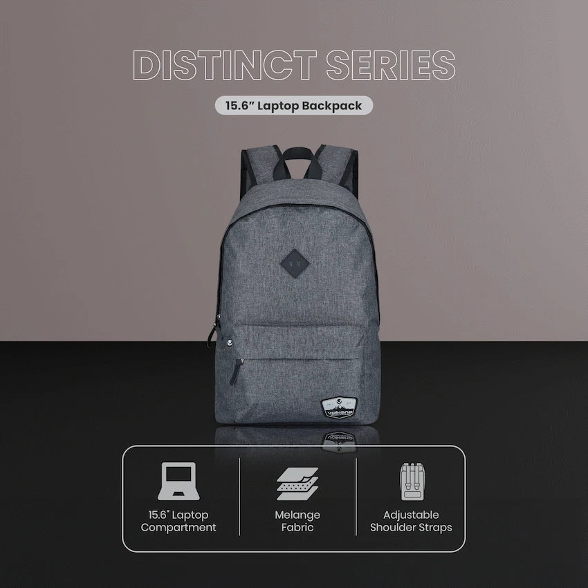 Volkano Distinct 15.6 Laptop Backpack - Grey Melange - image 4