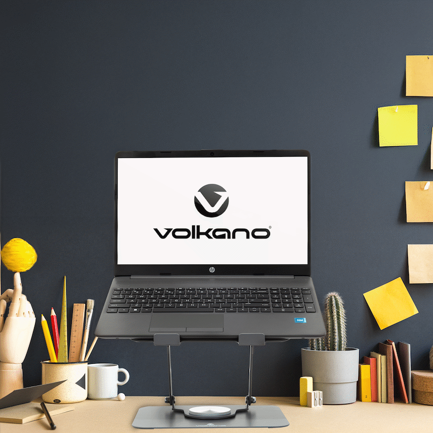 Volkano Pivot Multifunctional Swivel Adjustable Aluminium Laptop Stand - image 4