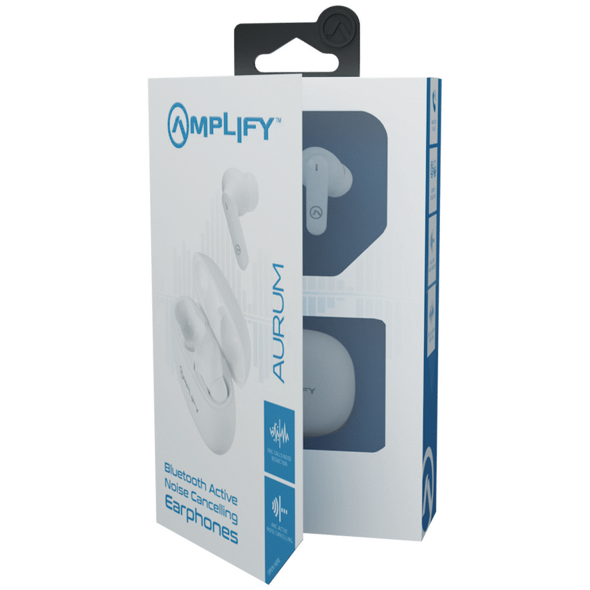 Amplify Aurum TWS Earphones with ANC + ENC - White - image 4