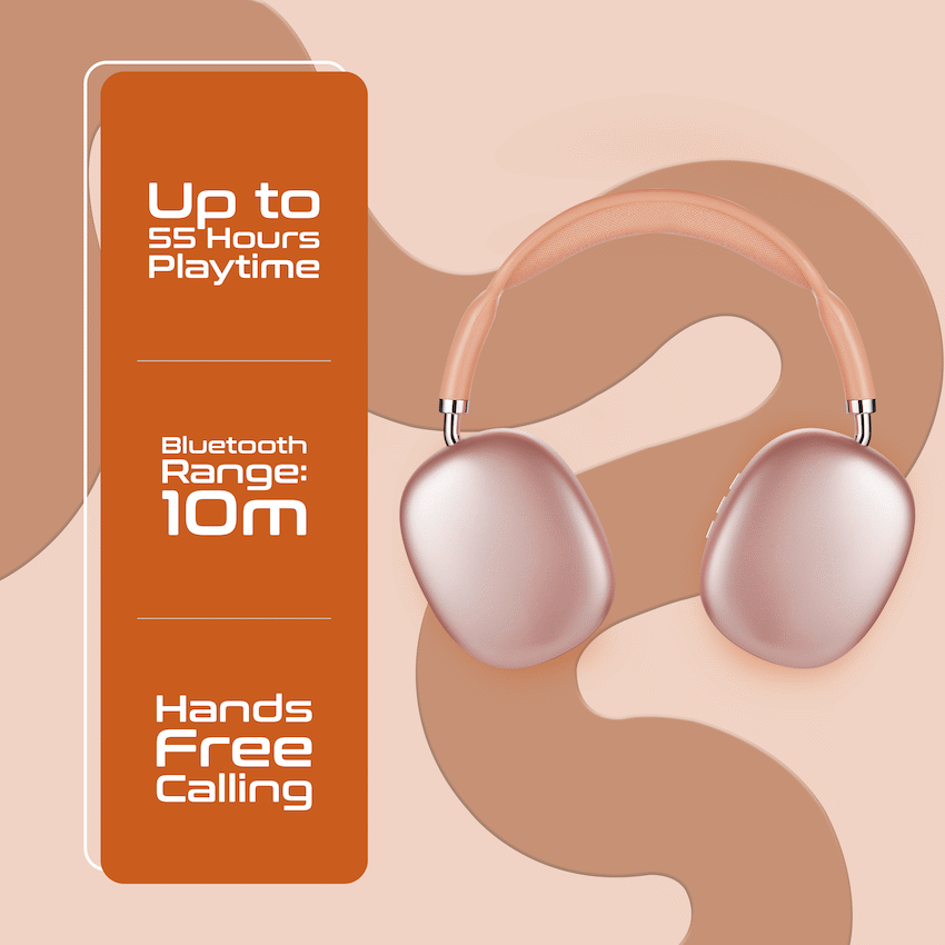 Amplify Stellar Series Bluetooth Headphones - orange - image 4