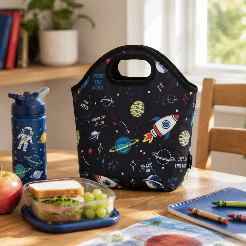 Quest Planets Value Lunch Cooler Black - image 4