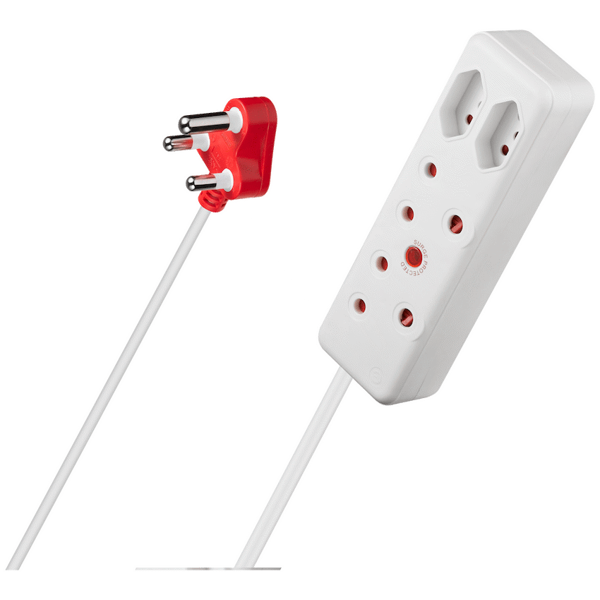 Switched 4-Way Medium Surge Extension Lead 5m - image 4