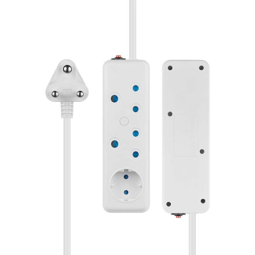 SWITCHED 3 Way Multiplug - White - image 4