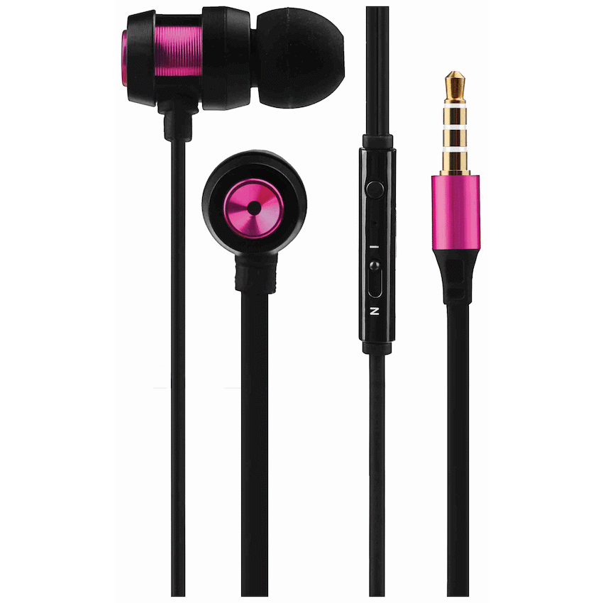 Volkano Alloy series metal earphone - Purple - image 4