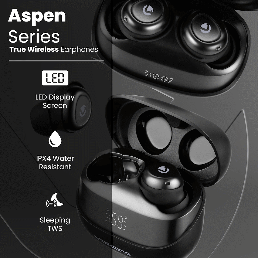Volkano Aspen True Wireless Earphones - Black - image 4