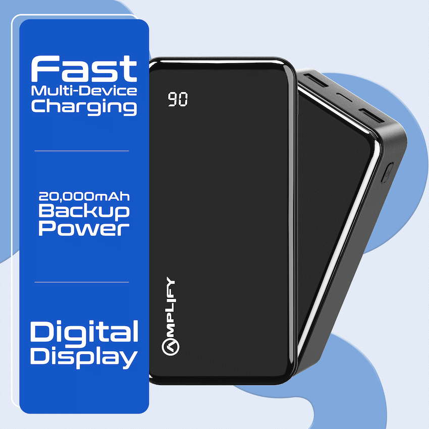 Amplify Spark 2 Series 20 000 mAh Power Bank - Black - image 4