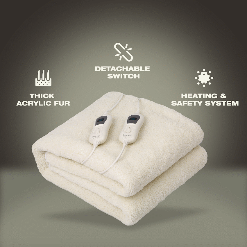 Elektra E/CMFRT Electric Blanket Double (A/FUR) - image 4
