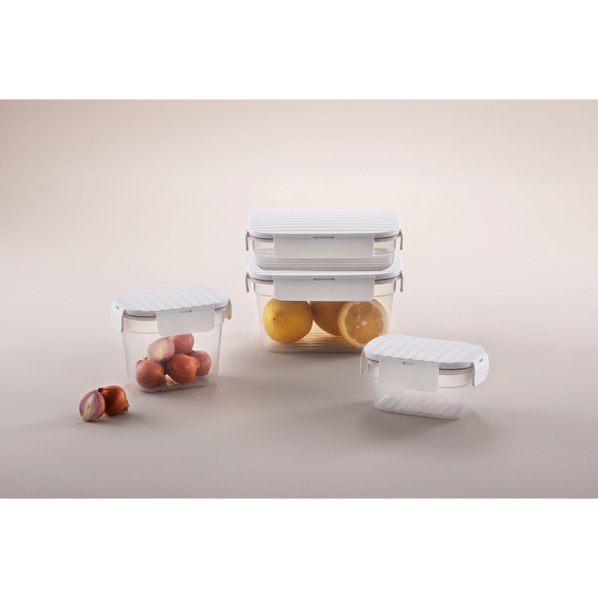 LocknLock Wave container 570ml white ( Order in Qty of 8) - image 4