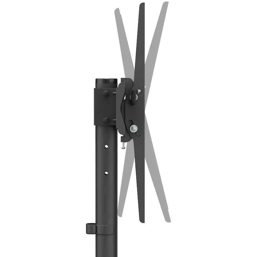 Volkano Steel series Fixed Trolley TV Bracket  32" - 55" TVs - image 4
