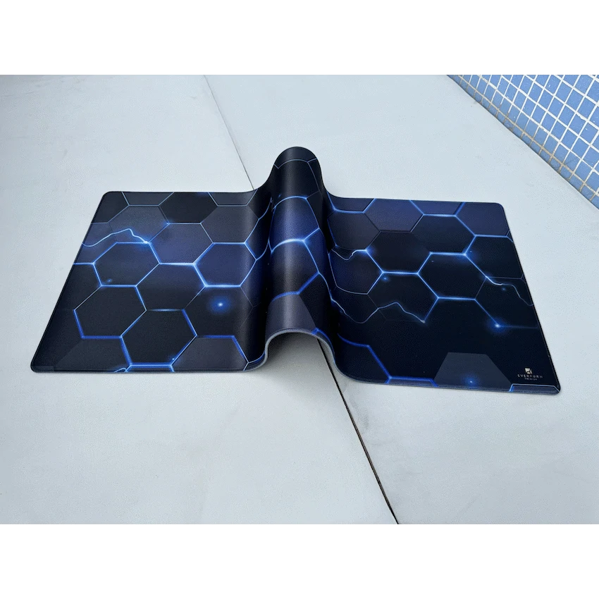 Everfurn Premium Geometric Large Desk Mat - Non-Slip - Polyester - image 4