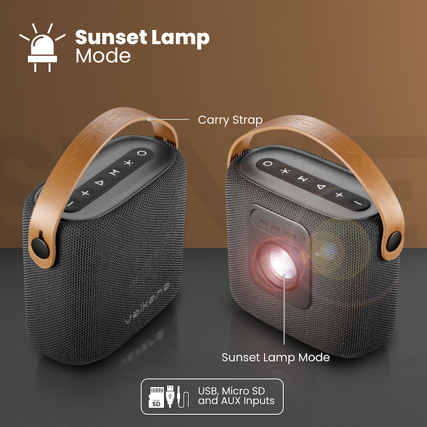 Volkano Flame Series Bluetooth Speaker - Black - image 4