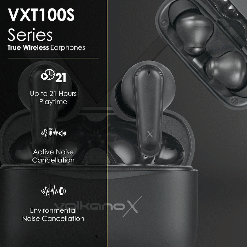 VolkanoX VXT100S TWS Earphones - Black - image 4