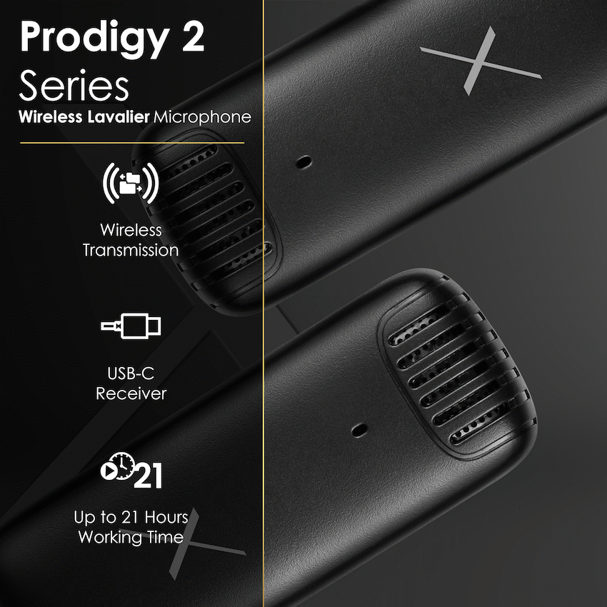VolkanoX Prodigy 2 Series Wireless Lavalier Microphone - image 4