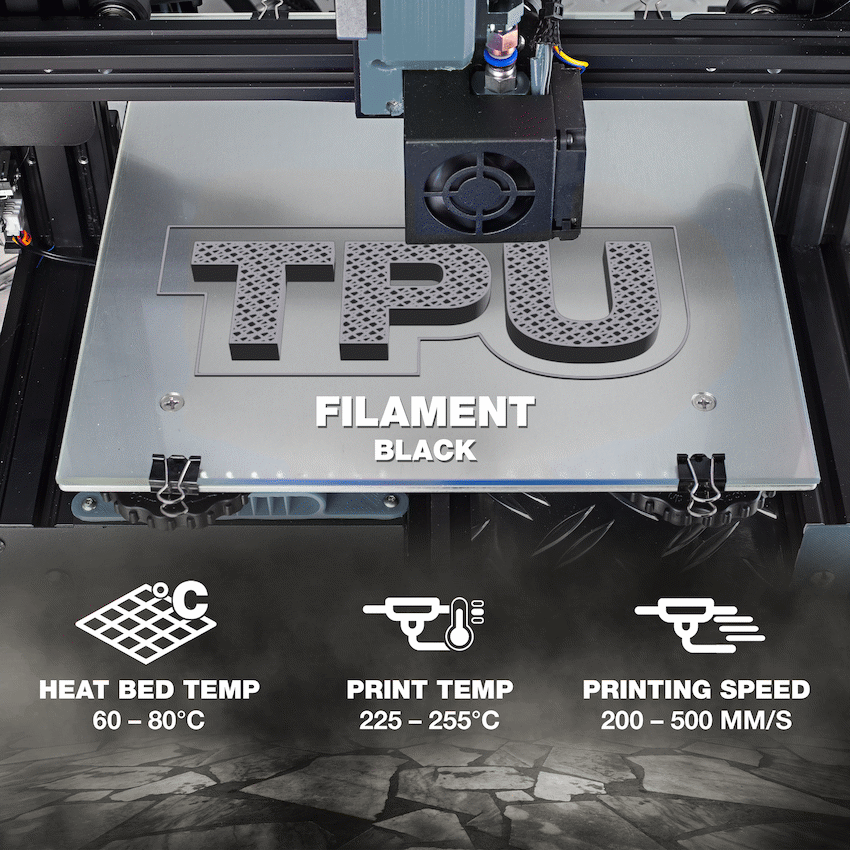 SA Filament TPU 95A Filament 500g - Grey - image 4