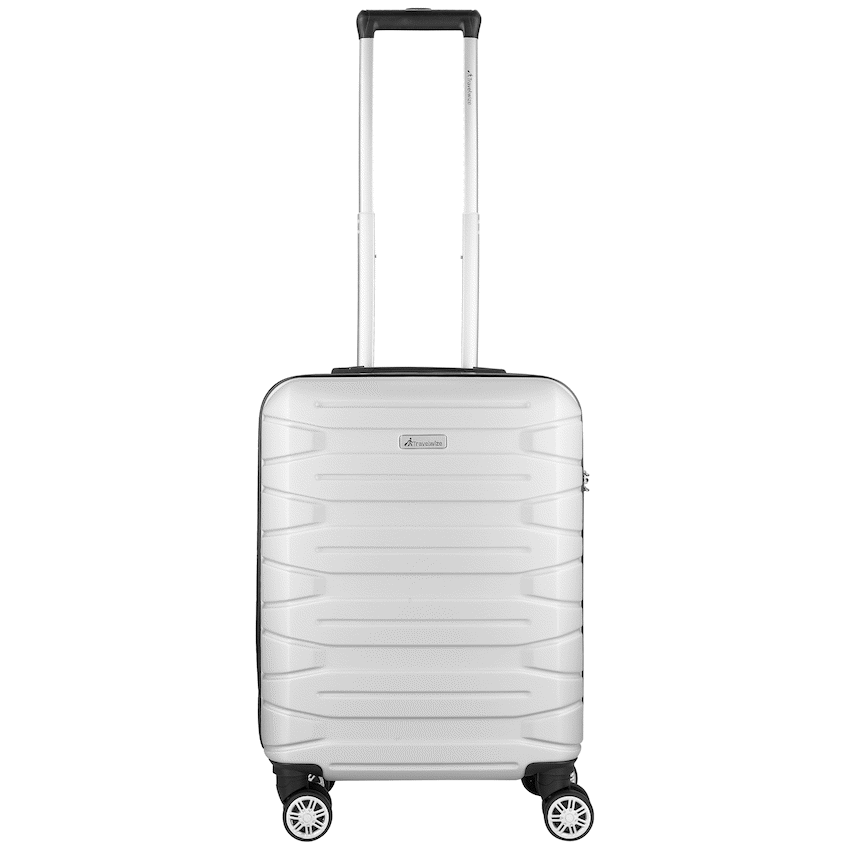 Travelwize Cabana ABS 4-Wheel Spinner 55cm Luggage - Platinum - image 4