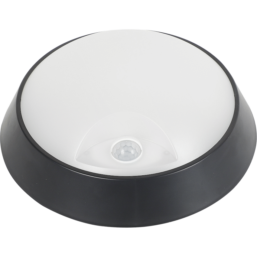 Ellies Spectra Series - AC 15W  Round LED Bulkhead with 3CCT and Sensor -BK - image 4