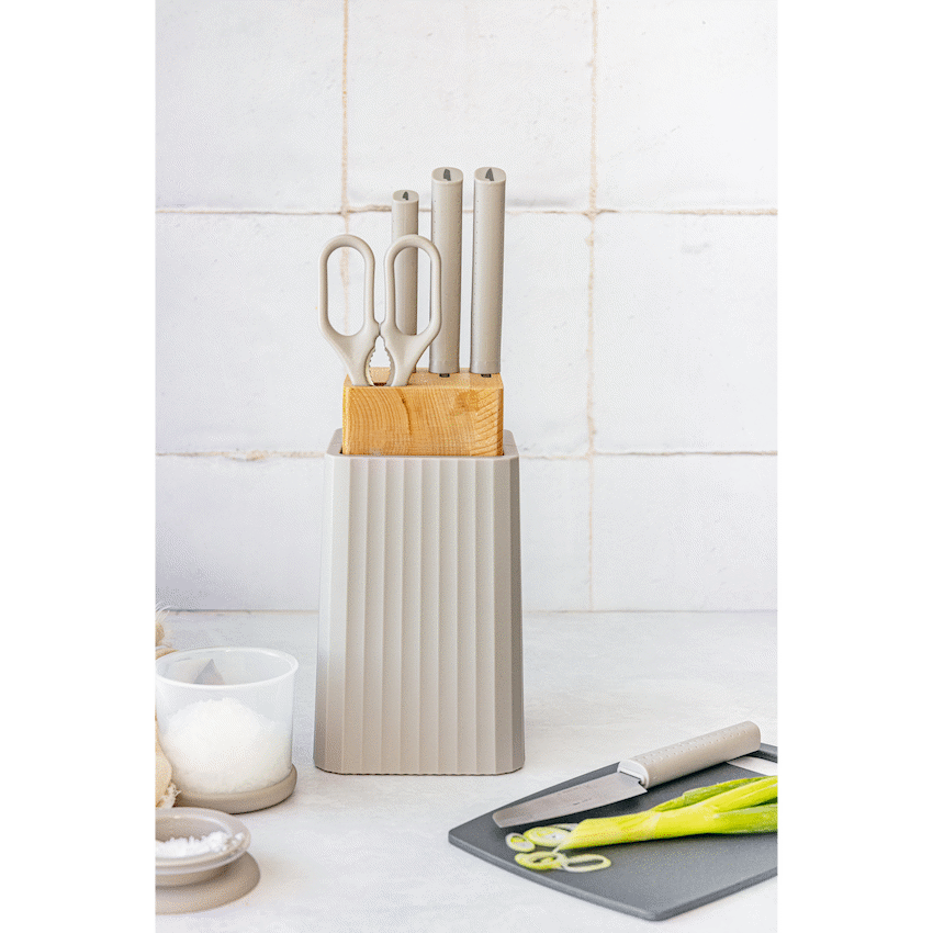 Kitchen Inspire 6pce Knife Block Set - image 4
