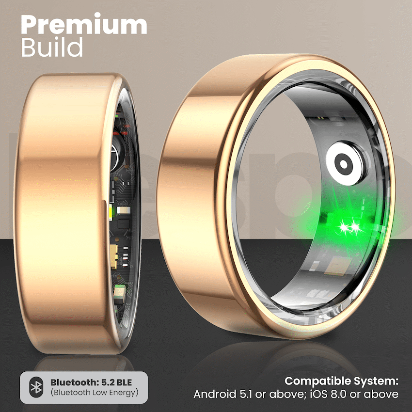 Volkano Ring Series Smart Ring with Charging Case - 20mm - image 4