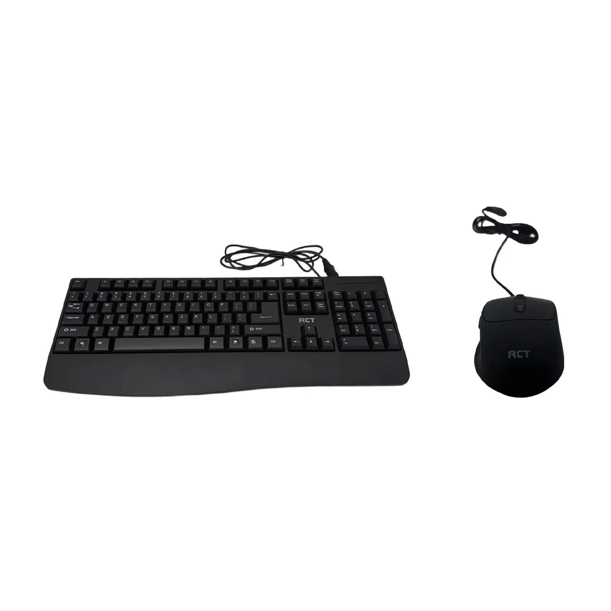 RCT Wired USB Keyboard & Mouse Combo | 104-Key Membrane Keyboard | AI Tool Key | Optical Mouse; 1000-3200 DPI - image 5