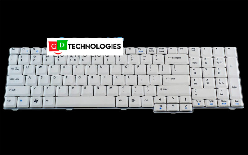 ACER ASPIRE 5735 REPLACEMENT KEYBOARD WHITE