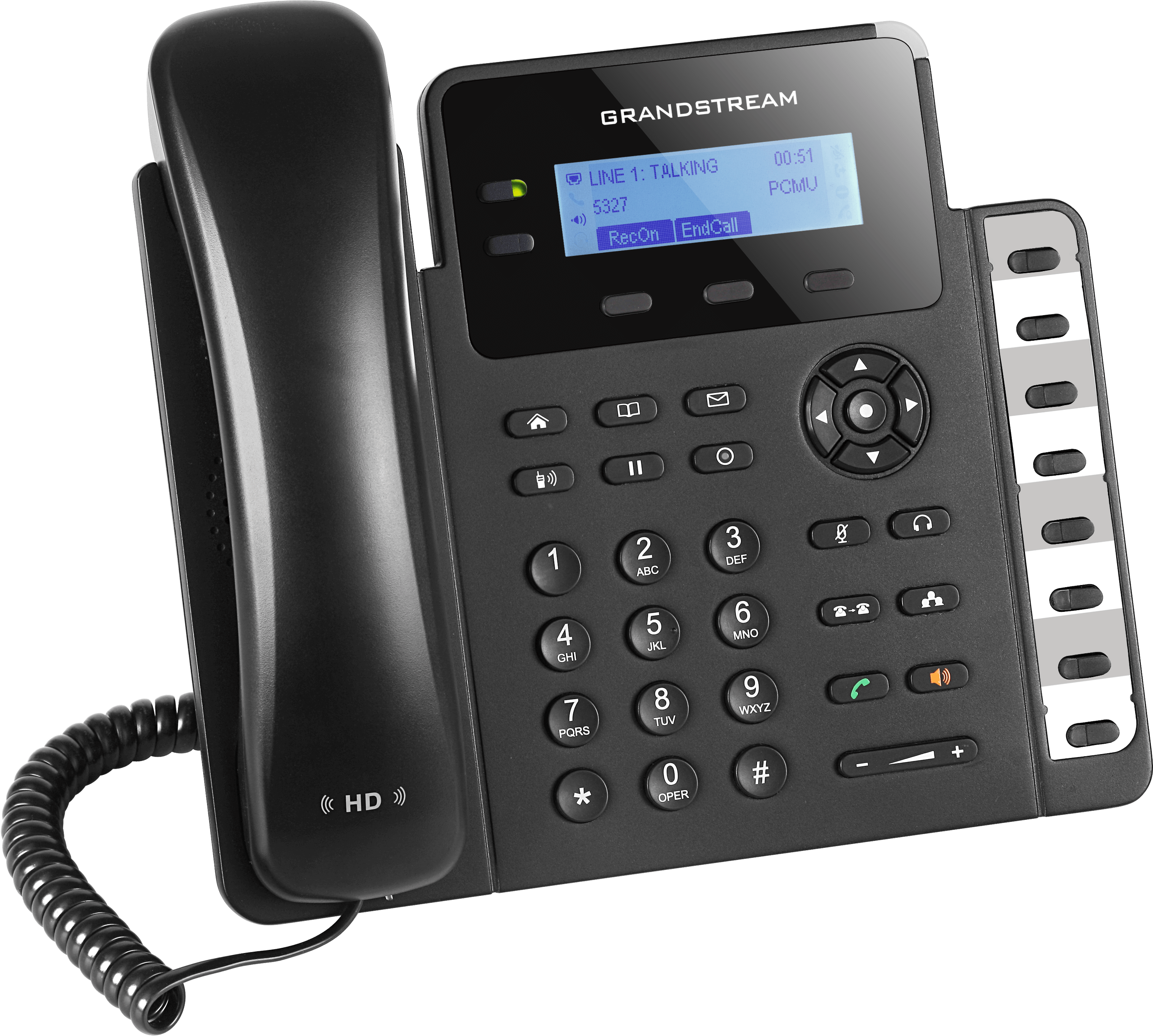 Grandstream 2 Line Gigabit Desk Phone | GXP1628 - image 3