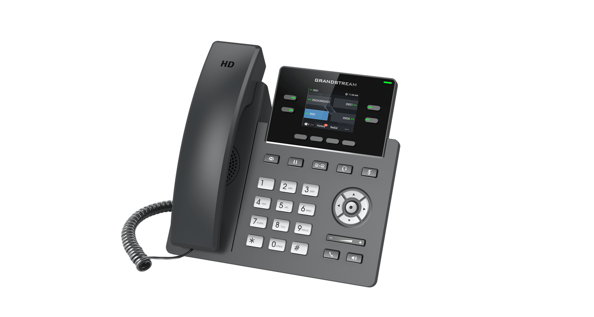Grandstream 2-Line Carrier Desk Phone w/o PoE