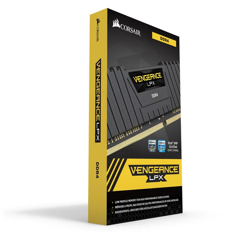 Corsair VENGEANCE® LPX 16GB (1 x 16GB) DDR4 DRAM 3000MHz C16 Memory Kit; 16-20-20-38; 1.2V; Black - image 2