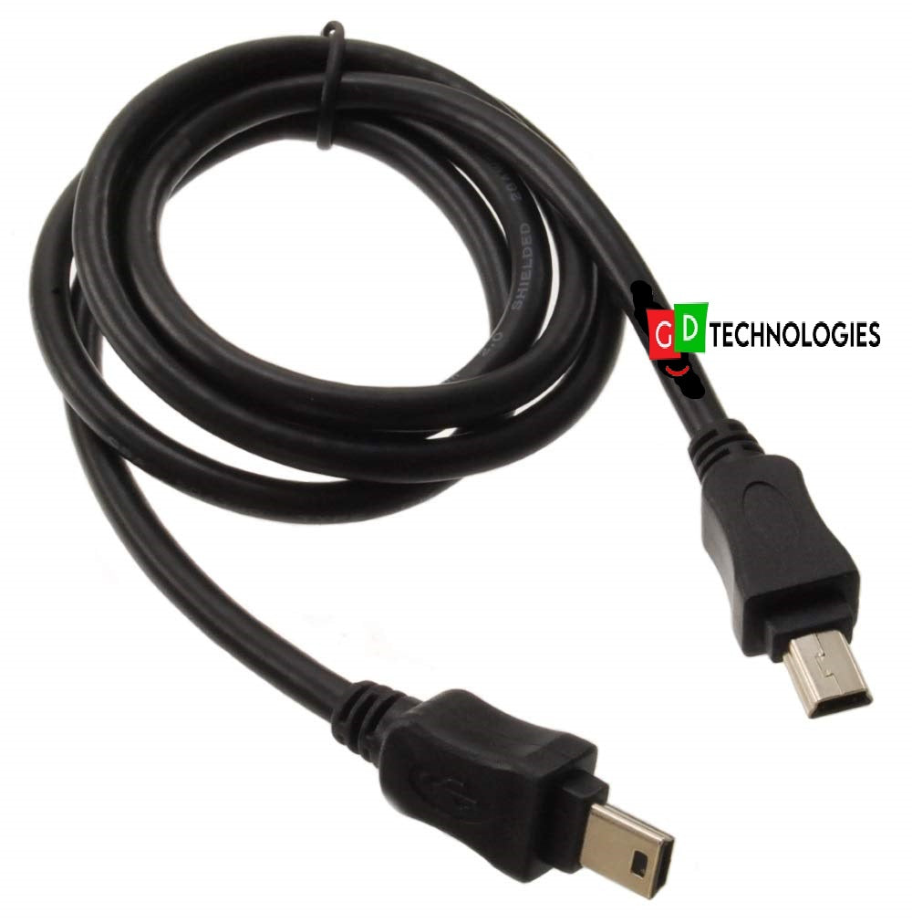 USB 2.0 Mini-B 5-Pin to Mini-B 5-Pin Male/Male Cable