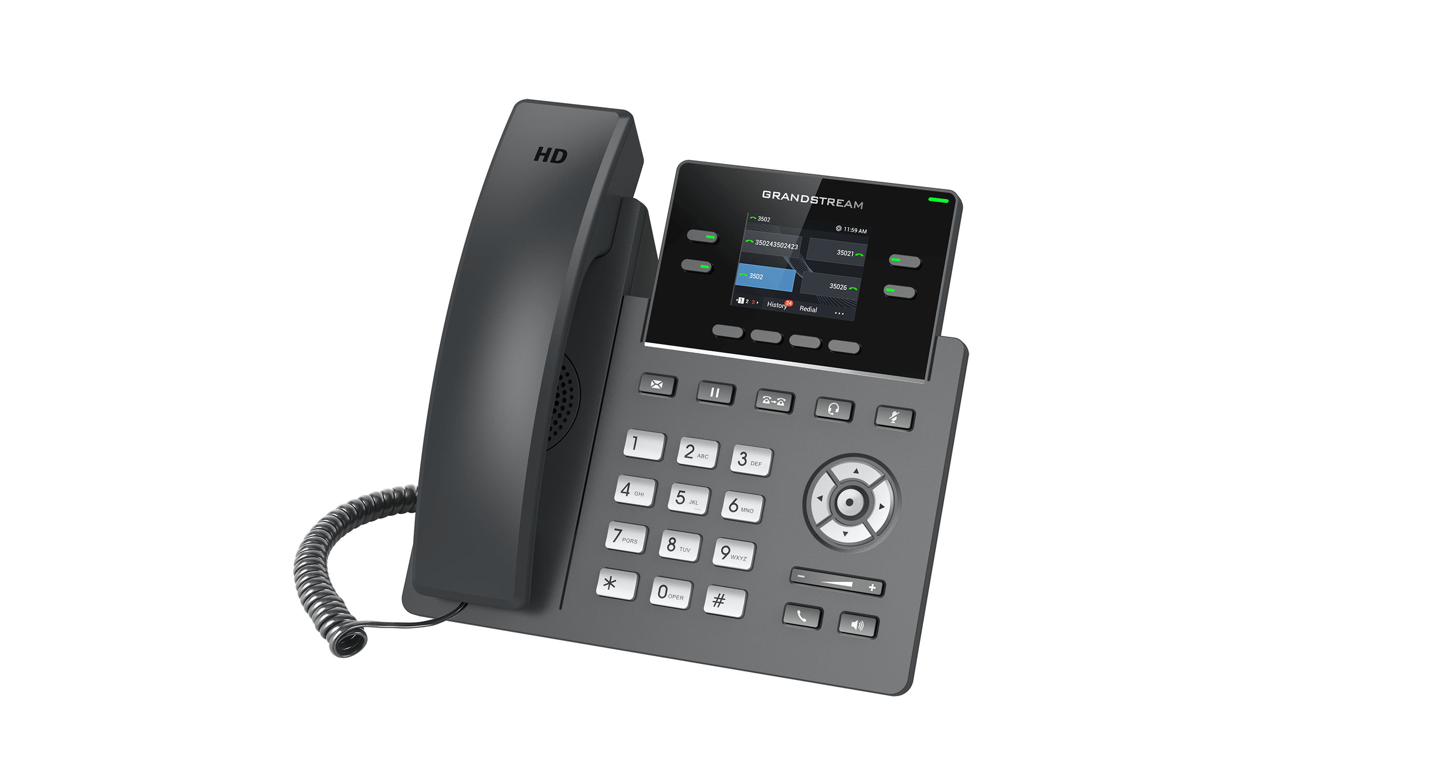Grandstream 2-Line Carrier Desk Phone - PoE - image 3