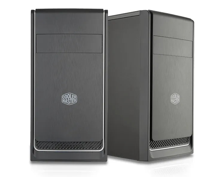 Cooler Master Masterbox E300L Micro ATX; Black with Silver Trim; Security Lock Anchor. - image 2