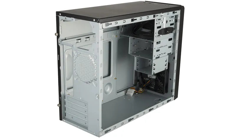 Cooler Master Masterbox E300L Micro ATX; Black with Silver Trim; Security Lock Anchor. - image 6