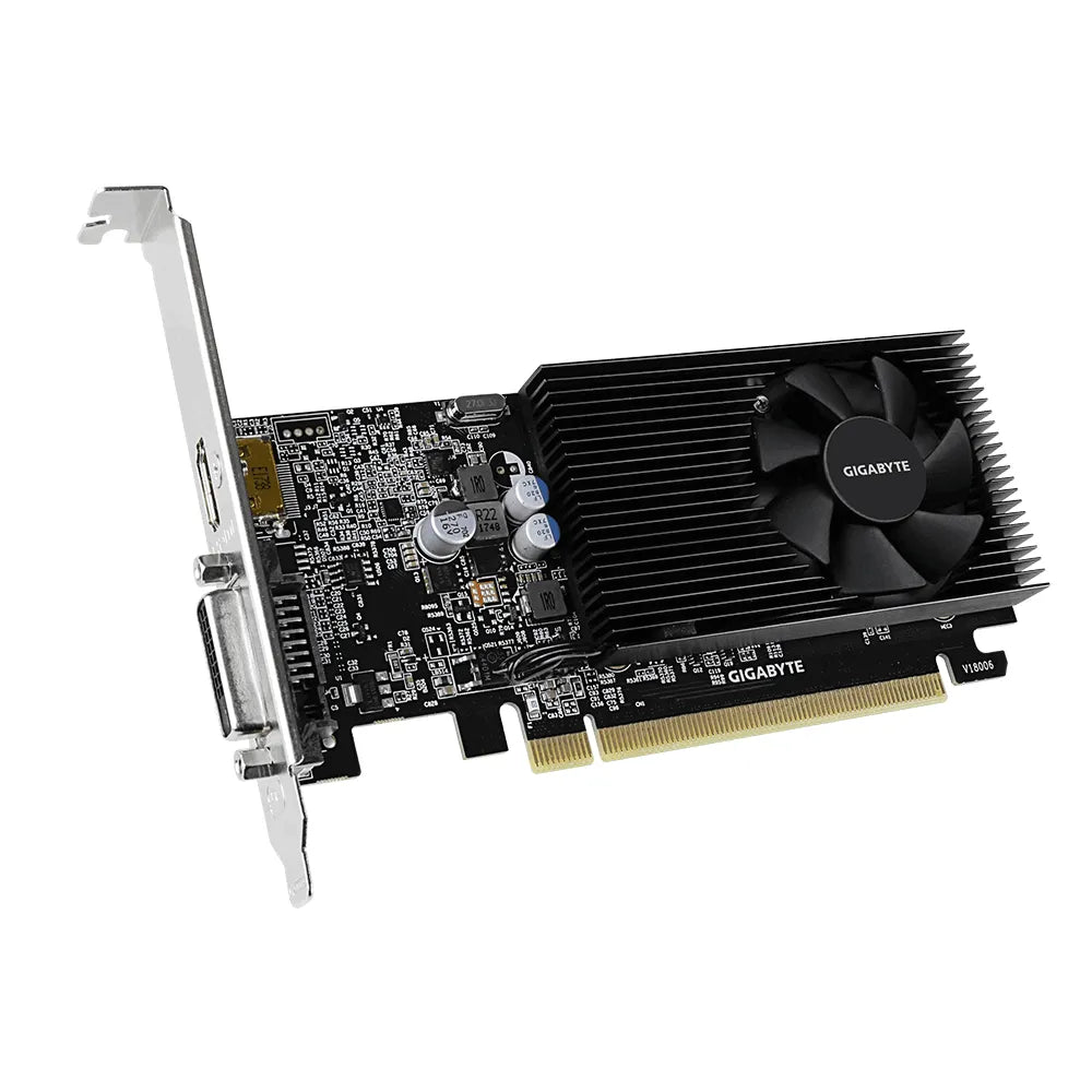 GIGABYTE nVidia GeForce GT 1030 - 2GB GDDR4; 64-Bit Memory Bus; PCI Express 2.0; 1x Dual-Link DVI-D; 1x HDMI; Low Profile - image 5