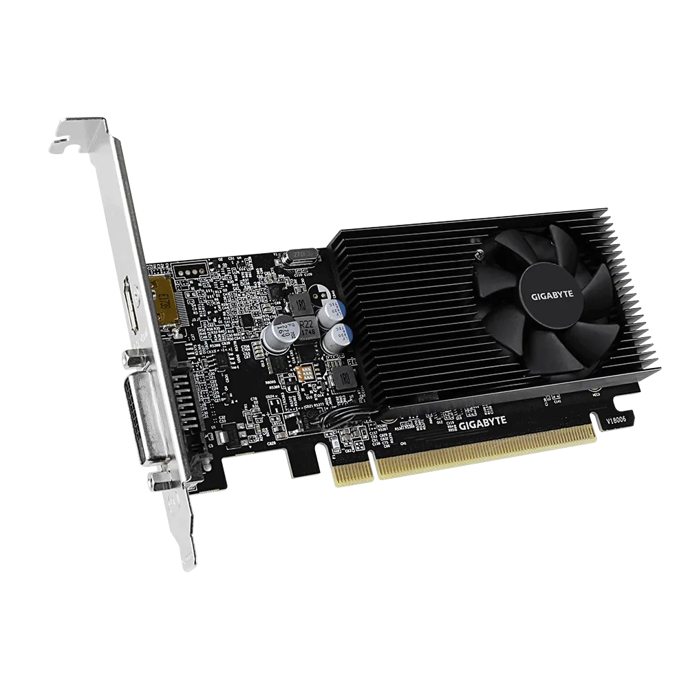 GIGABYTE nVidia GeForce GT 1030 - 2GB GDDR4; 64-Bit Memory Bus; PCI Express 2.0; 1x Dual-Link DVI-D; 1x HDMI; Low Profile - image 6
