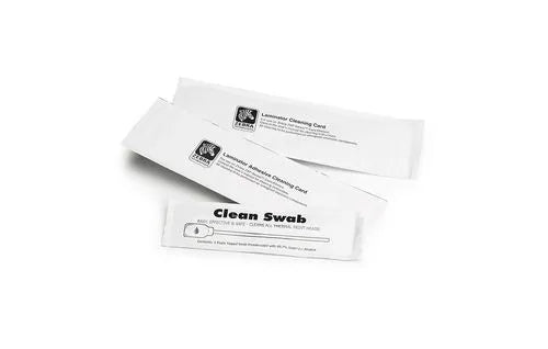 Zebra Cleaning Card Kit (Improved); ZC100/300; 5 Cards - image 2