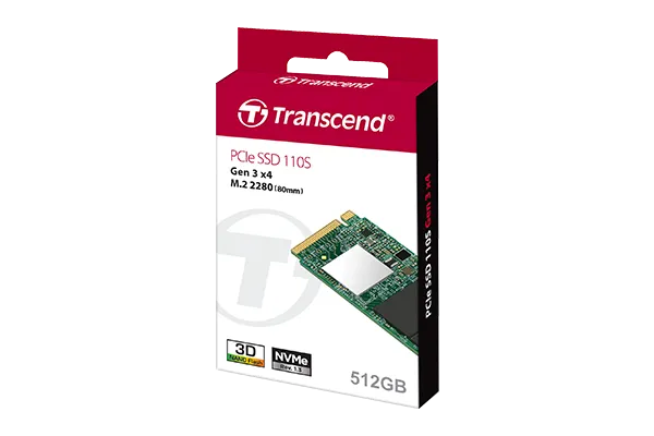 TRANSCEND 128GB  MTE110S PCI-E GEN 3x4 M.2 2280 SSD 3D TLC - 1500 MB/s Read 550 MB/s Write - 50 TBW - image 12