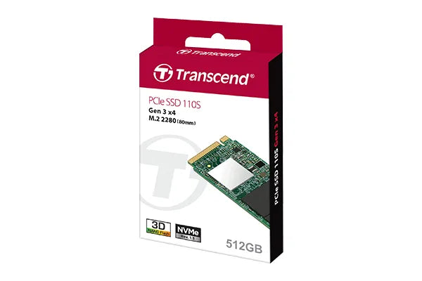 TRANSCEND 128GB  MTE110S PCI-E GEN 3x4 M.2 2280 SSD 3D TLC - 1500 MB/s Read 550 MB/s Write - 50 TBW - image 11