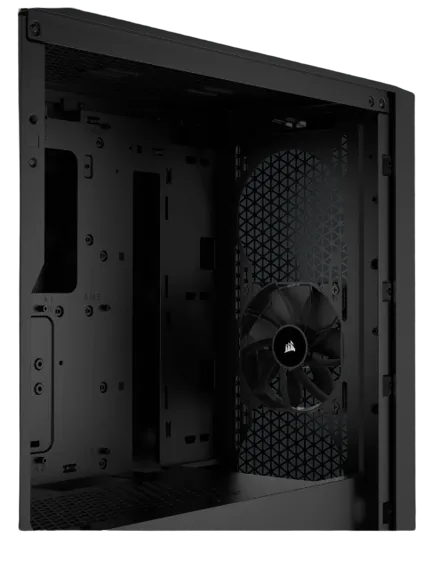 3000D AIRFLOW Black Mid-Tower PC Case; 2x 3.5'' |  2x 2.5'' Drive Bays; Up to 360mm Radiator compatible; 2x 120mm fan incl - image 14