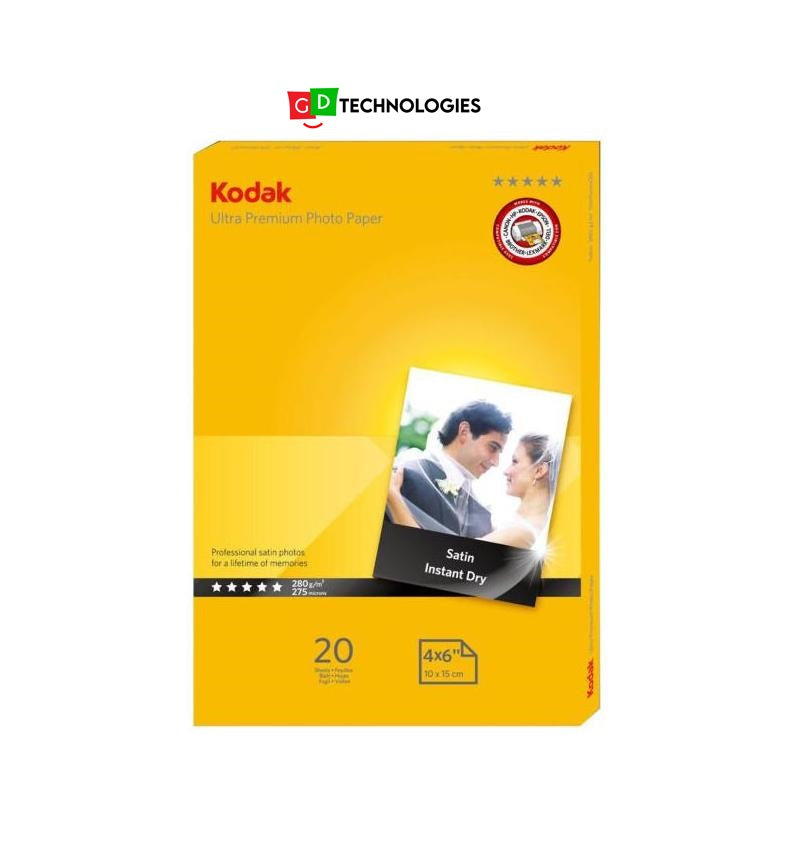 KODAK PROFESSIONAL PHOTO PAPER : A6 X20 SATIN