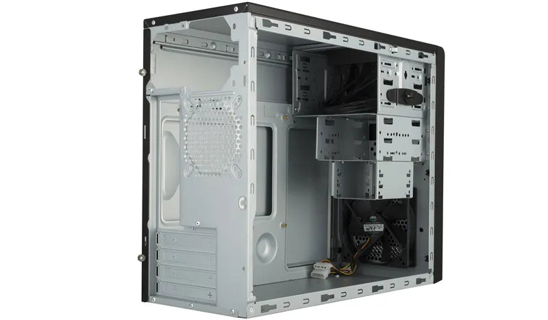 Cooler Master Masterbox E300L Micro ATX; Black with Silver Trim; Security Lock Anchor. - image 12