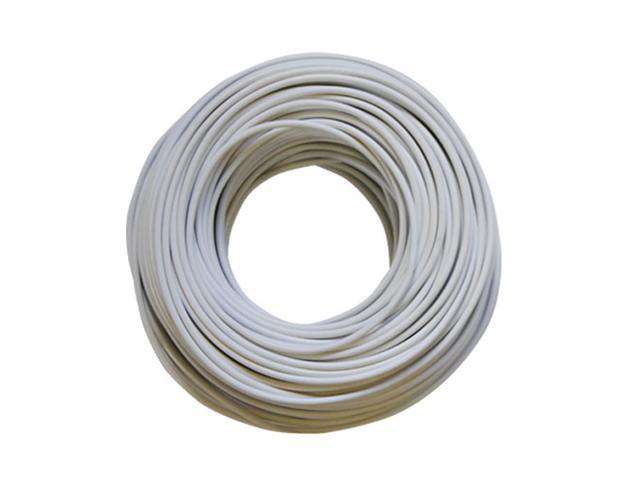 Electric Fence Slimline HT Cable in White