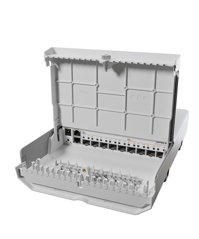 MikroTik netFiber 9 outdoor switch with 5 SFP, 4 SFP+, 1 Ethernet ports - image 2