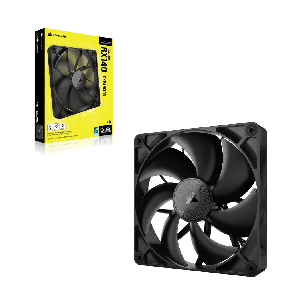 Corsair RX Series; iCUE LINK RX140; 140mm Fan; Single Pack - image 9