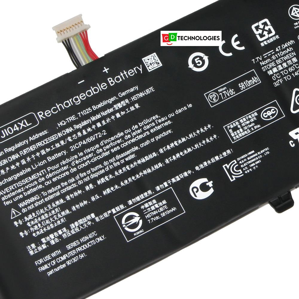 HP Elite X2 1012 G2 HP ELITE X2 1012 G2 5700MAH/43WH Replacement Battery