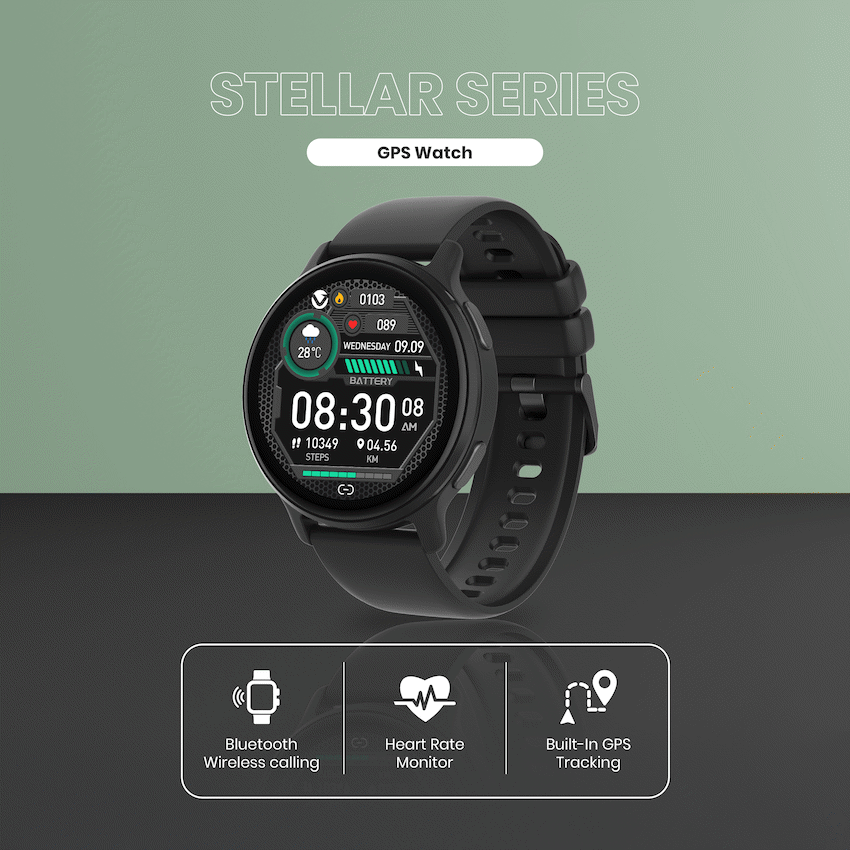 Volkano Stellar Series GPS Smartwatch - Black - image 5