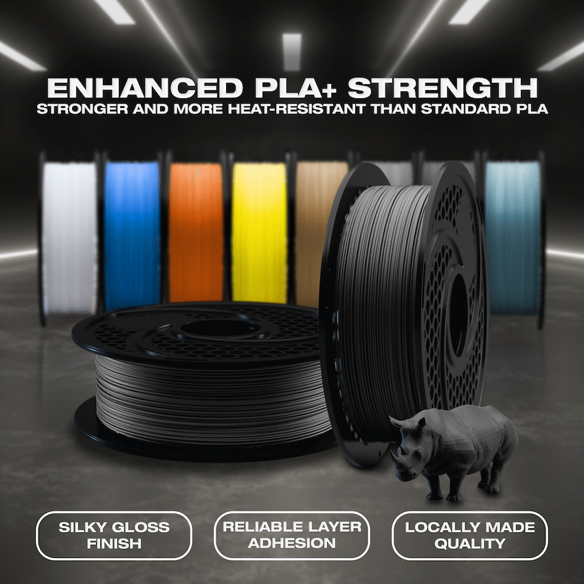SA Filament Silk PLA Plus Gloss Filament 1kg - Black - image 5